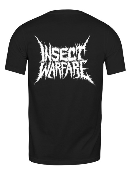 Заказать мужскую футболку в Москве. Футболка классическая Insect Warfare Band от Leichenwagen - готовые дизайны и нанесение принтов.