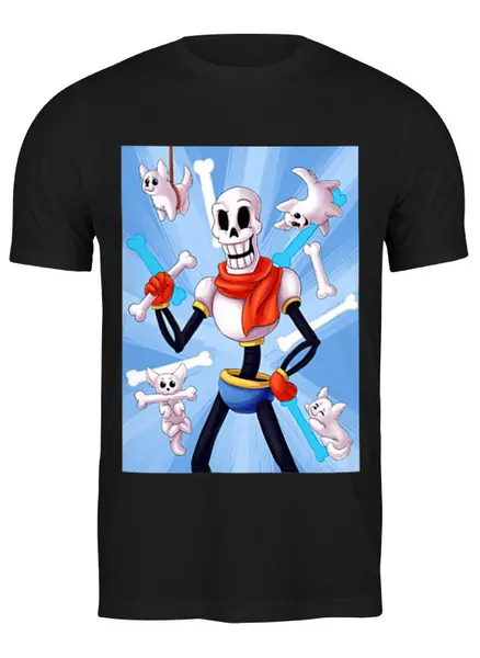 Заказать мужскую футболку в Москве. Футболка классическая Undertale  от cherdantcev - готовые дизайны и нанесение принтов.
