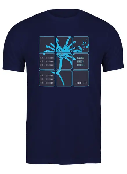 Заказать мужскую футболку в Москве. Футболка классическая Aliens от oneredfoxstore@gmail.com - готовые дизайны и нанесение принтов.