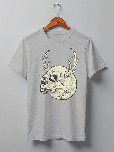 Заказать мужскую футболку в Москве. Футболка классическая Skulls от oneredfoxstore@gmail.com - готовые дизайны и нанесение принтов.