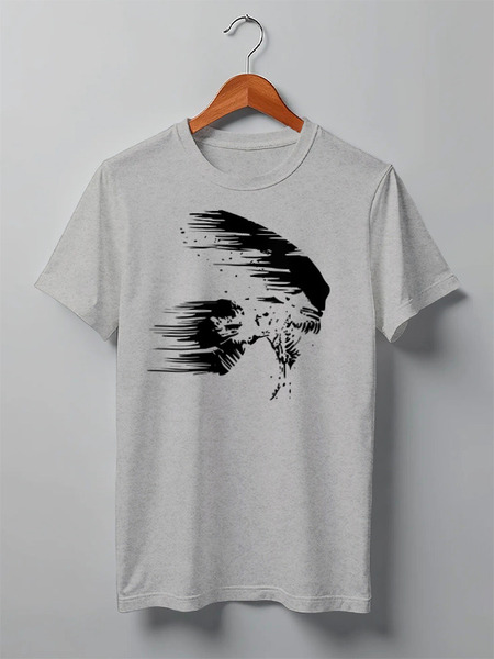 Заказать мужскую футболку в Москве. Футболка классическая Aliens от oneredfoxstore@gmail.com - готовые дизайны и нанесение принтов.