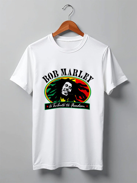 Заказать мужскую футболку в Москве. Футболка классическая MARLEY от gent777 - готовые дизайны и нанесение принтов.