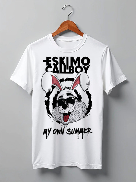 Заказать мужскую футболку в Москве. Футболка классическая Eskimo Callboy - My Own Summer от madfive5 - готовые дизайны и нанесение принтов.
