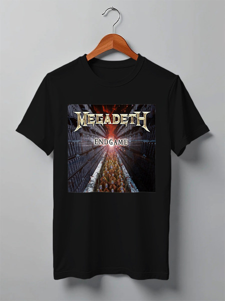 Заказать мужскую футболку в Москве. Футболка классическая Megadeth от Fedor - готовые дизайны и нанесение принтов.