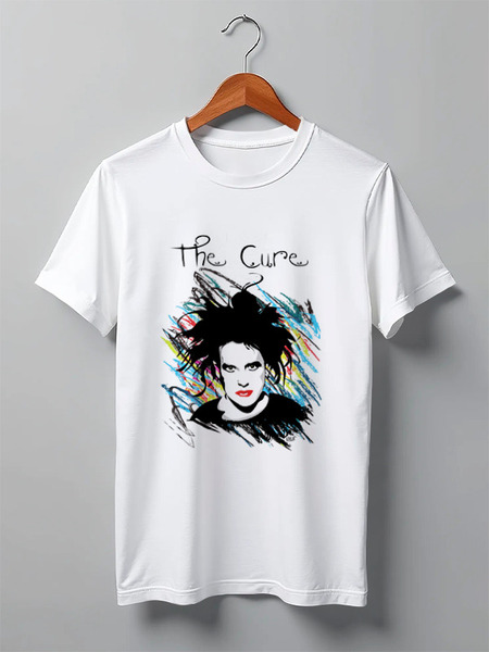 Заказать мужскую футболку в Москве. Футболка классическая The Cure от OEX design - готовые дизайны и нанесение принтов.
