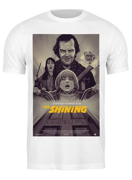 Заказать мужскую футболку в Москве. Футболка классическая Сияние / The Shining от kino.printio.ru - готовые дизайны и нанесение принтов.