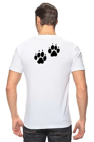 Заказать мужскую футболку в Москве. Футболка классическая Злой кот от kirkinpuzel666@yandex.ru - готовые дизайны и нанесение принтов.