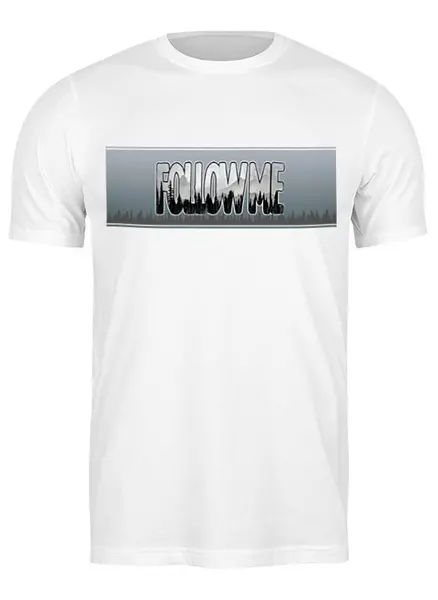 Заказать мужскую футболку в Москве. Футболка классическая Mountain Bike от oneredfoxstore@gmail.com - готовые дизайны и нанесение принтов.