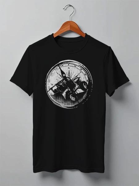 Заказать мужскую футболку в Москве. Футболка классическая Offroad от oneredfoxstore@gmail.com - готовые дизайны и нанесение принтов.