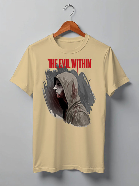 Заказать мужскую футболку в Москве. Футболка классическая The Evil Within от Leichenwagen - готовые дизайны и нанесение принтов.