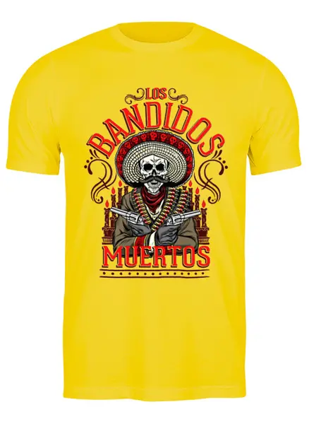 Заказать мужскую футболку в Москве. Футболка классическая Мексиканец от T-shirt print  - готовые дизайны и нанесение принтов.
