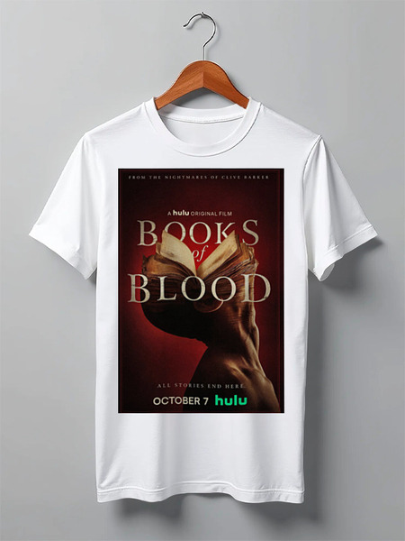 Заказать мужскую футболку в Москве. Футболка классическая Книги крови / Books of Blood от kino.printio.ru - готовые дизайны и нанесение принтов.