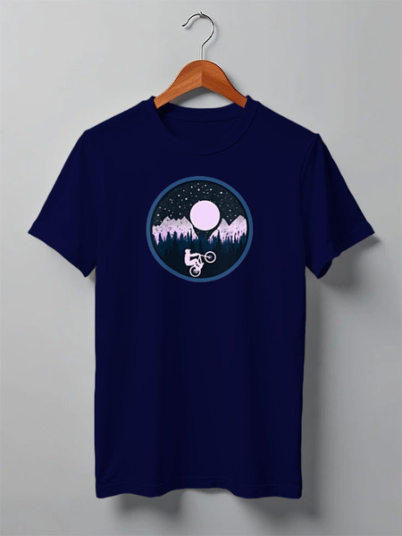 Заказать мужскую футболку в Москве. Футболка классическая MTB Ride от oneredfoxstore@gmail.com - готовые дизайны и нанесение принтов.