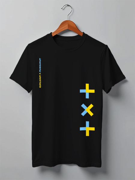 Заказать мужскую футболку в Москве. Футболка классическая TXT / Tomorrow X Together  от geekbox - готовые дизайны и нанесение принтов.