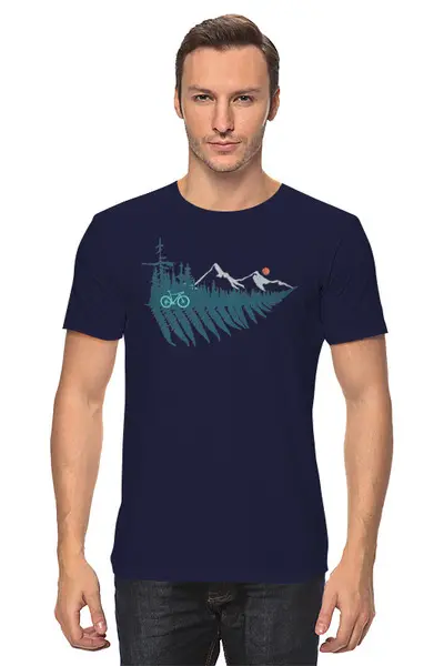 Заказать мужскую футболку в Москве. Футболка классическая Gravel Fern от oneredfoxstore@gmail.com - готовые дизайны и нанесение принтов.