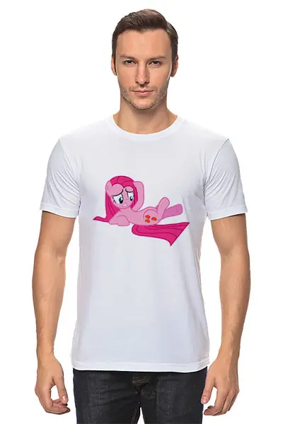 Заказать мужскую футболку в Москве. Футболка классическая My Little Pony от manhunt7 - готовые дизайны и нанесение принтов.