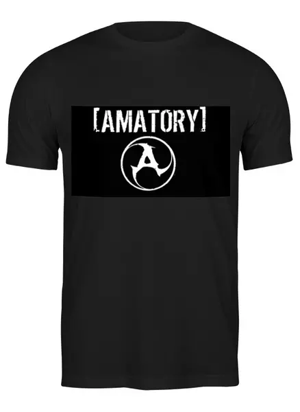 Заказать мужскую футболку в Москве. Футболка классическая Amatory от Fedor - готовые дизайны и нанесение принтов.
