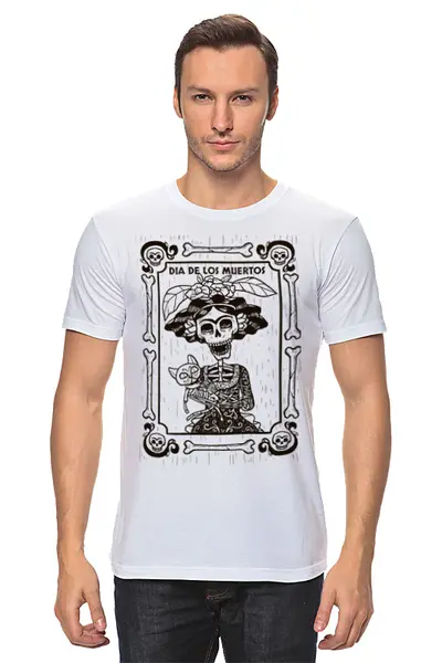 Заказать мужскую футболку в Москве. Футболка классическая Zombies от oneredfoxstore@gmail.com - готовые дизайны и нанесение принтов.