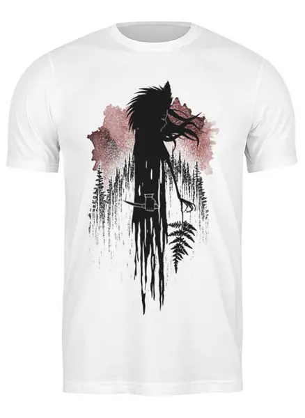 Заказать мужскую футболку в Москве. Футболка классическая  Fern Witch Spirit от oneredfoxstore@gmail.com - готовые дизайны и нанесение принтов.