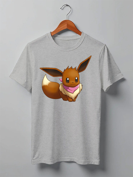 Заказать мужскую футболку в Москве. Футболка классическая Eevee от Евгений Бобров - готовые дизайны и нанесение принтов.