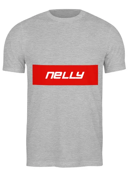 Заказать мужскую футболку в Москве. Футболка классическая Nelly от THE_NISE  - готовые дизайны и нанесение принтов.
