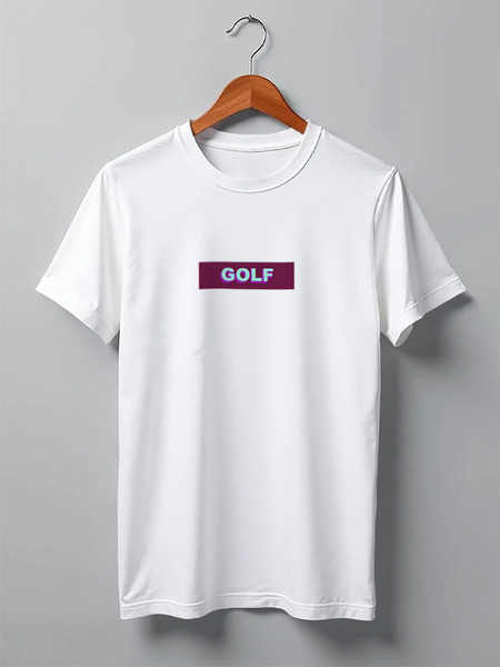 Заказать мужскую футболку в Москве. Футболка классическая PAVEL PORNUH GOLF TEE 3 от pavelpornuh - готовые дизайны и нанесение принтов.