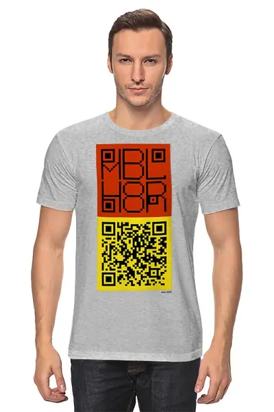 Заказать мужскую футболку в Москве. Футболка классическая Mobile Hater от pov - готовые дизайны и нанесение принтов.