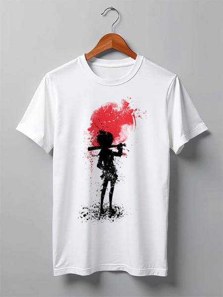 Заказать мужскую футболку в Москве. Футболка классическая Japan от oneredfoxstore@gmail.com - готовые дизайны и нанесение принтов.