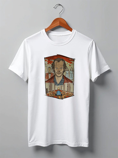Заказать мужскую футболку в Москве. Футболка классическая The Shining T-Shirt art 1  от BigBrother - готовые дизайны и нанесение принтов.
