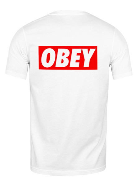 Заказать мужскую футболку в Москве. Футболка классическая Suzumiya Haruhi (OBEY) от redirector - готовые дизайны и нанесение принтов.