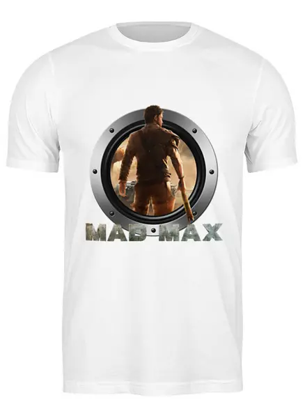 Заказать мужскую футболку в Москве. Футболка классическая Mad Max от THE_NISE  - готовые дизайны и нанесение принтов.