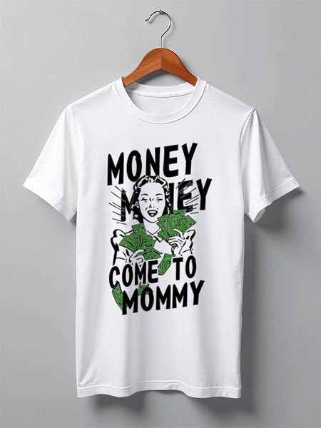 Заказать мужскую футболку в Москве. Футболка классическая Money Money от prodesign - готовые дизайны и нанесение принтов.