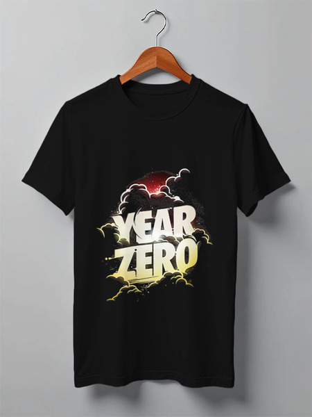 Заказать мужскую футболку в Москве. Футболка классическая YEAR ZERO от esse - готовые дизайны и нанесение принтов.