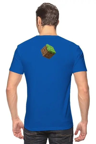 Заказать мужскую футболку в Москве. Футболка классическая MineCraft от Vladimir Prokaev - готовые дизайны и нанесение принтов.