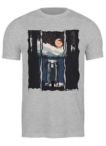 Заказать мужскую футболку в Москве. Футболка классическая Wild Shower от oneredfoxstore@gmail.com - готовые дизайны и нанесение принтов.
