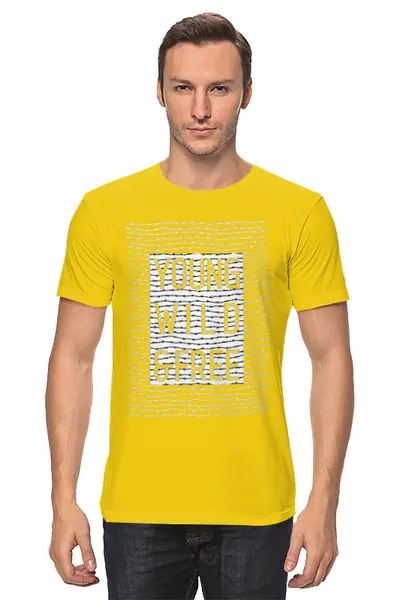 Заказать мужскую футболку в Москве. Футболка классическая Колючки от T-shirt print  - готовые дизайны и нанесение принтов.