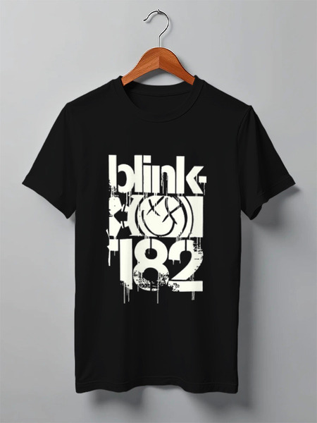 Заказать мужскую футболку в Москве. Футболка классическая blink-182  от lozerkids - готовые дизайны и нанесение принтов.