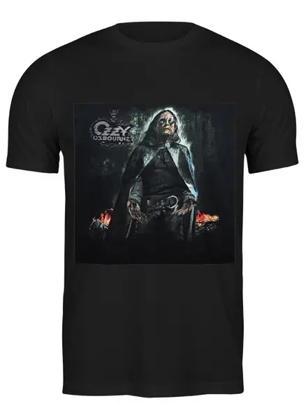 Заказать мужскую футболку в Москве. Футболка классическая Ozzy Osbourne от Fedor - готовые дизайны и нанесение принтов.