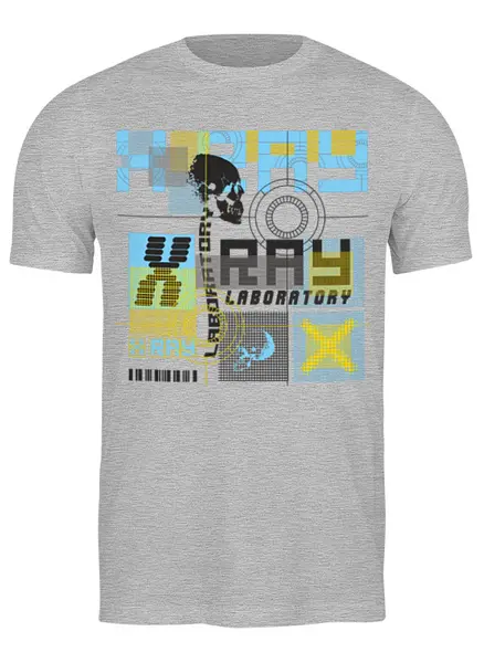 Заказать мужскую футболку в Москве. Футболка классическая Laboratory X Ray от balden - готовые дизайны и нанесение принтов.