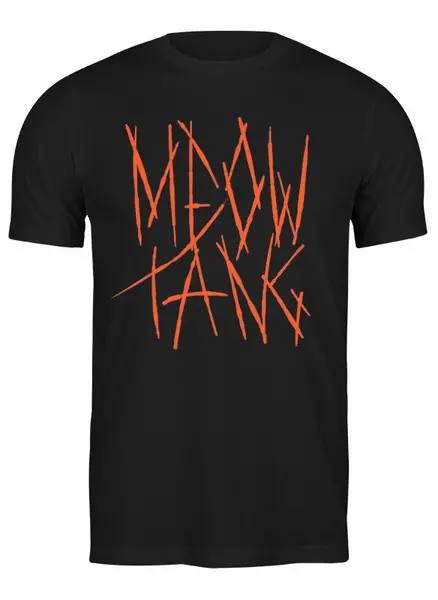 Заказать мужскую футболку в Москве. Футболка классическая Meow-Tang Clan от oneredfoxstore@gmail.com - готовые дизайны и нанесение принтов.