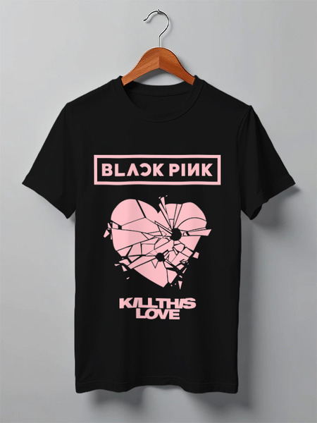 Заказать мужскую футболку в Москве. Футболка классическая BLACKPINK от geekbox - готовые дизайны и нанесение принтов.