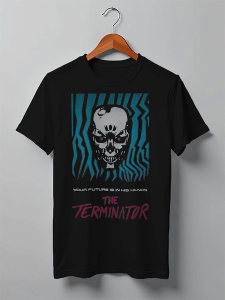 Заказать мужскую футболку в Москве. Футболка классическая Terminator от KinoArt - готовые дизайны и нанесение принтов.