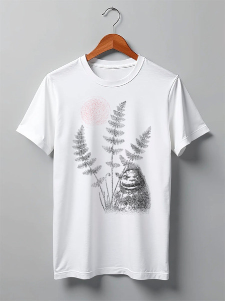 Заказать мужскую футболку в Москве. Футболка классическая Forest Guardian от oneredfoxstore@gmail.com - готовые дизайны и нанесение принтов.