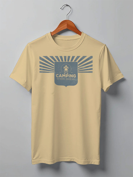 Заказать мужскую футболку в Москве. Футболка классическая Mountains от oneredfoxstore@gmail.com - готовые дизайны и нанесение принтов.