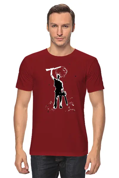 Заказать мужскую футболку в Москве. Футболка классическая Zombies от oneredfoxstore@gmail.com - готовые дизайны и нанесение принтов.