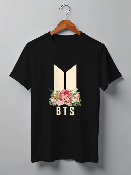 Заказать мужскую футболку в Москве. Футболка классическая BTS (k-pop)  от geekbox - готовые дизайны и нанесение принтов.