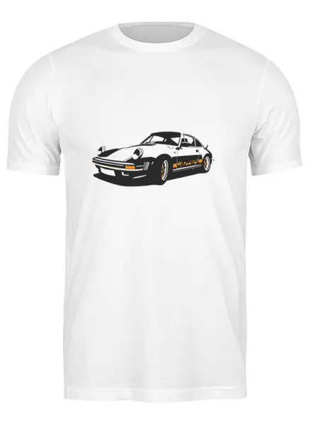 Заказать мужскую футболку в Москве. Футболка классическая Classic Porsche Carrera от Mesk08 - готовые дизайны и нанесение принтов.
