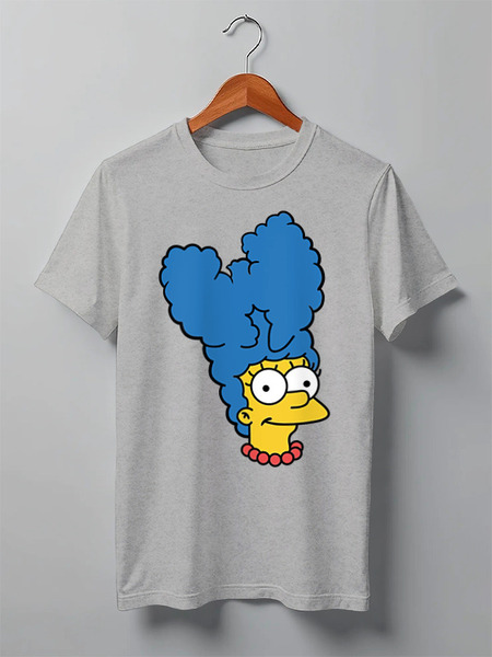 Заказать мужскую футболку в Москве. Футболка классическая Wu-Tang Marge от skynatural - готовые дизайны и нанесение принтов.