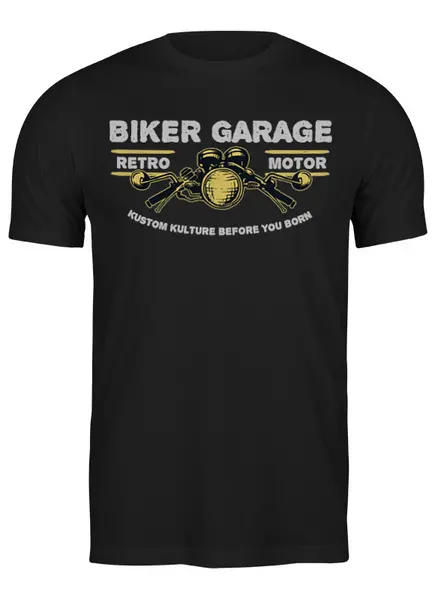 Заказать мужскую футболку в Москве. Футболка классическая Oldschool от oneredfoxstore@gmail.com - готовые дизайны и нанесение принтов.