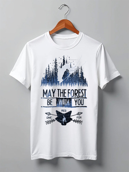 Заказать мужскую футболку в Москве. Футболка классическая Ski Ride от oneredfoxstore@gmail.com - готовые дизайны и нанесение принтов.